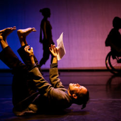 Shinichi Iova-Koga on his back.